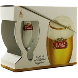 Stella Artois Gjafaaskja 6x33cl + glas