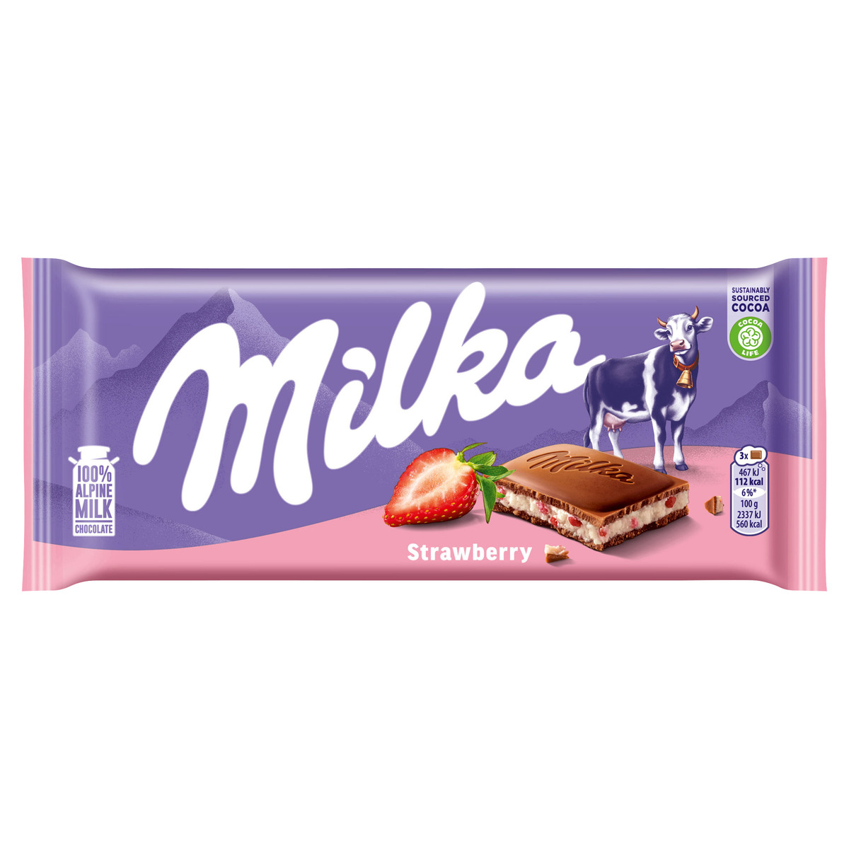 Milka Strawberry 22x100gr