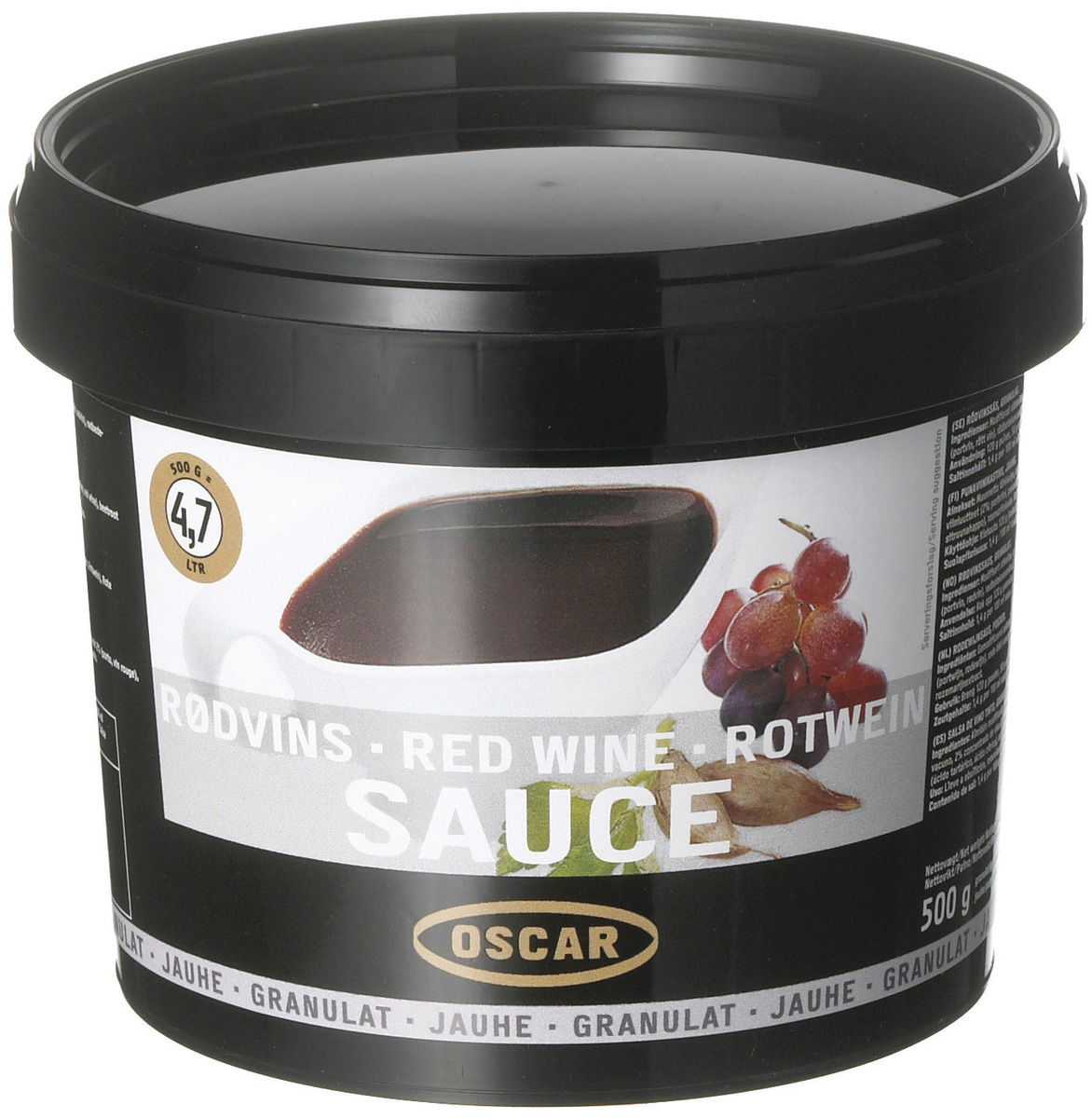 Oscar Red Wine Sauce Granulate 4x500gr