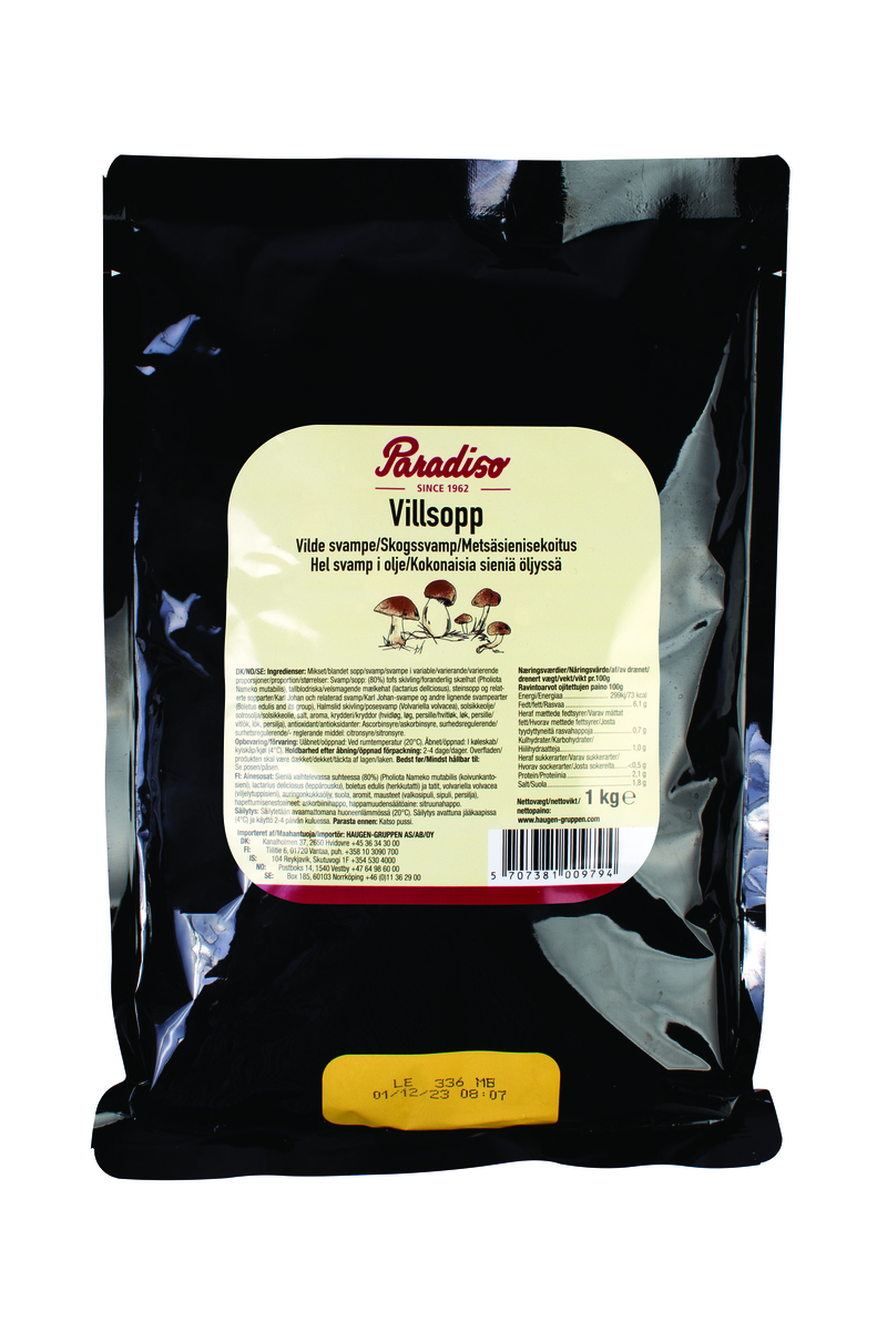 Paradiso Villisveppablanda 6x1 kg