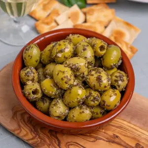 Nýjar ólífur og pestó