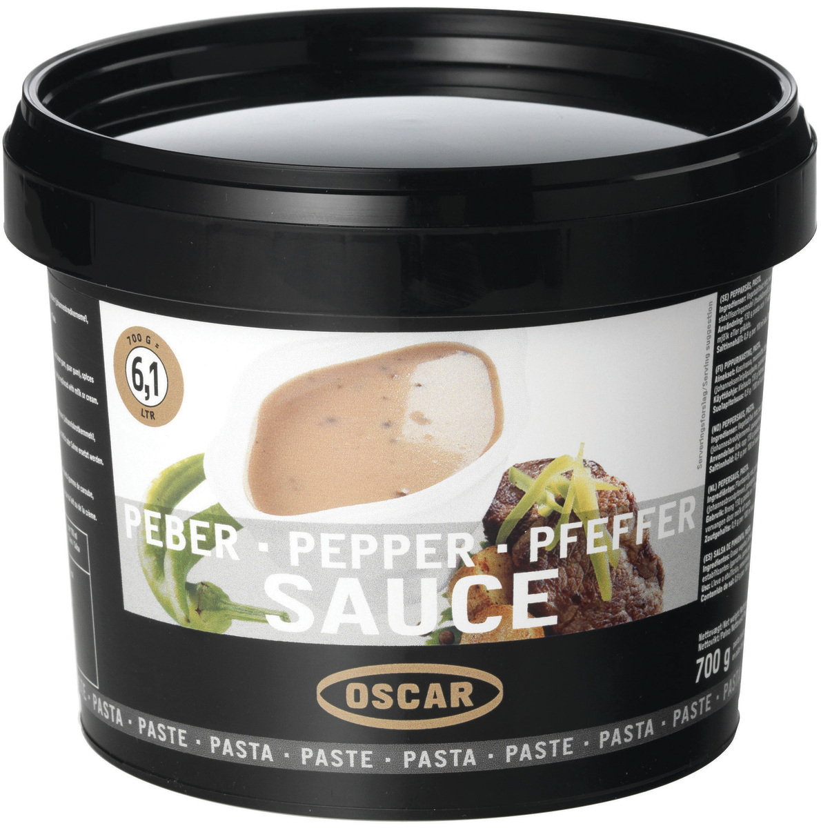 Oscar Green Pepper Sauce Paste 4x700gr
