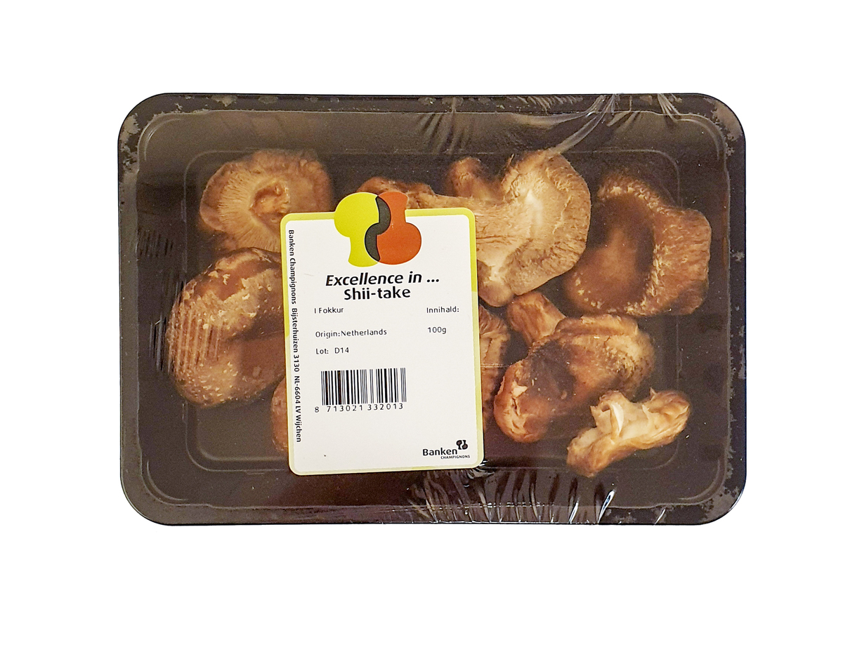 Sveppir Shitake 8x100gr (FL)