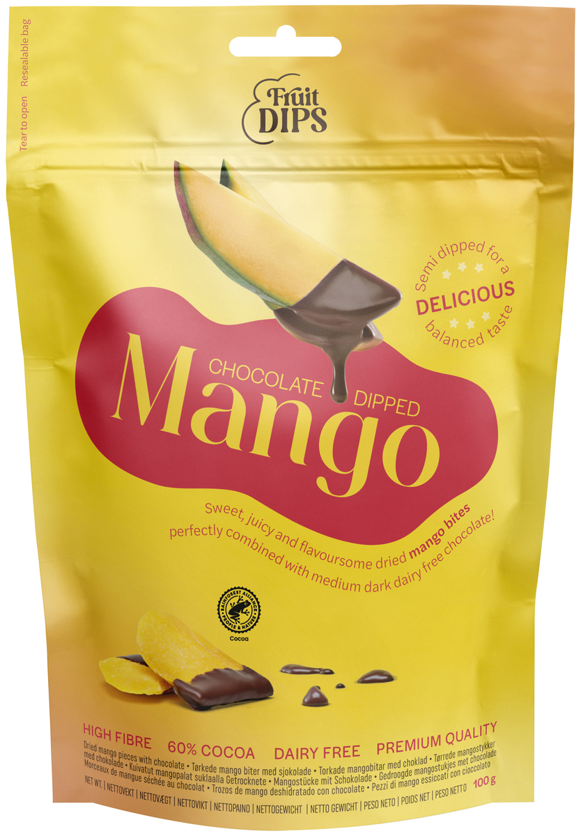 Fruit Dips Mango Chocolate 14x100gr