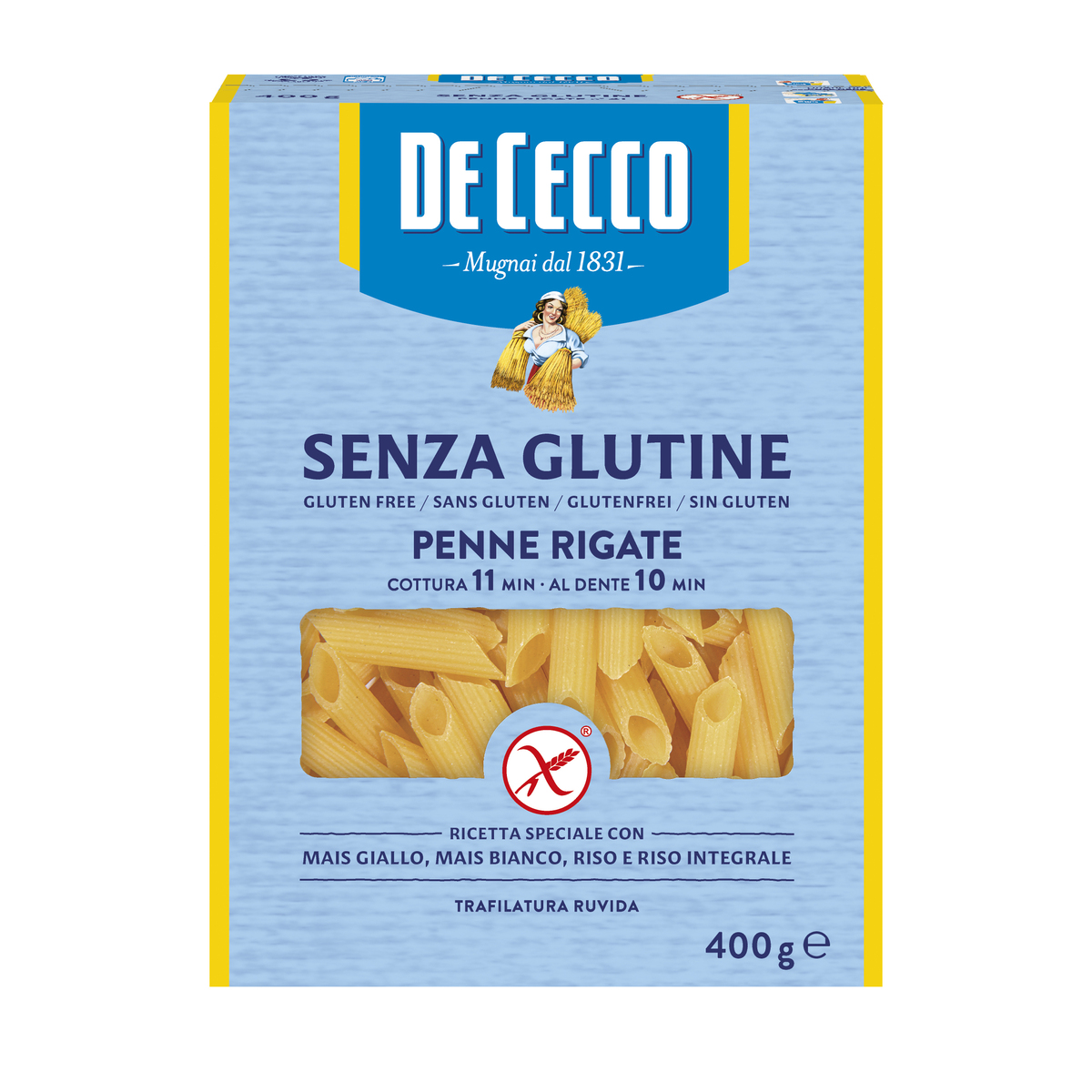 De Cecco Penne rigate gluten free 12x500 g 