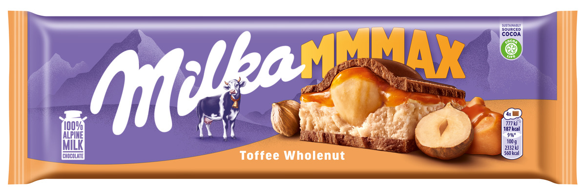 Milka Mmmax Toffee Whole Nut 12x300gr