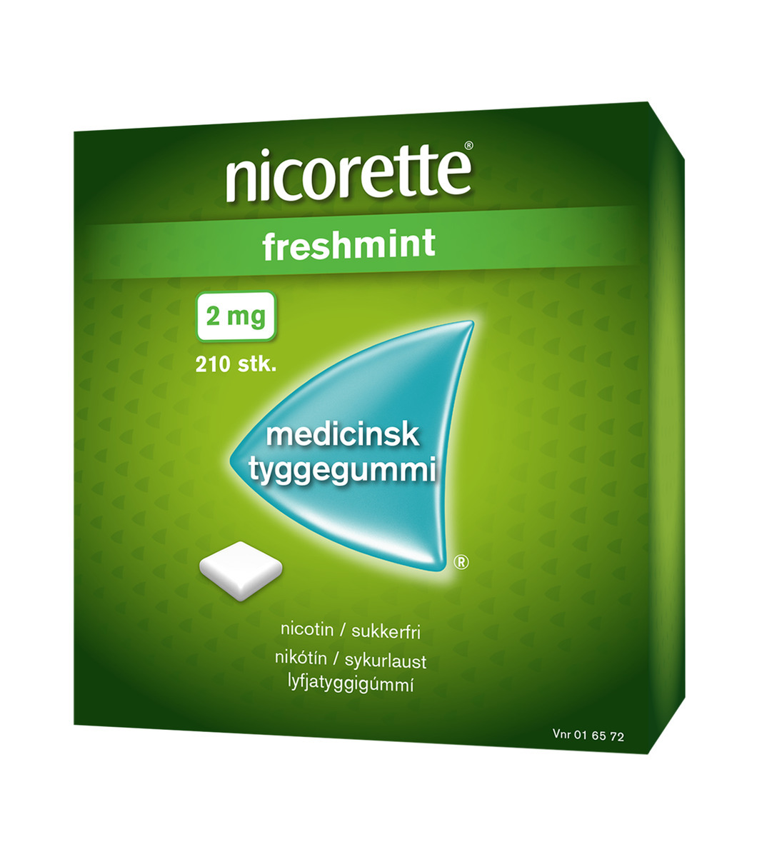 Nicorette Freshmint Lyfjatyggigúmmí 4x12x30stk