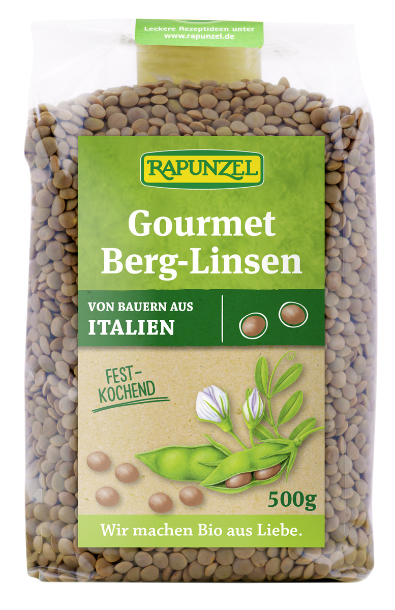 Rapunzel Rauðar Linsur 6x500gr (M)