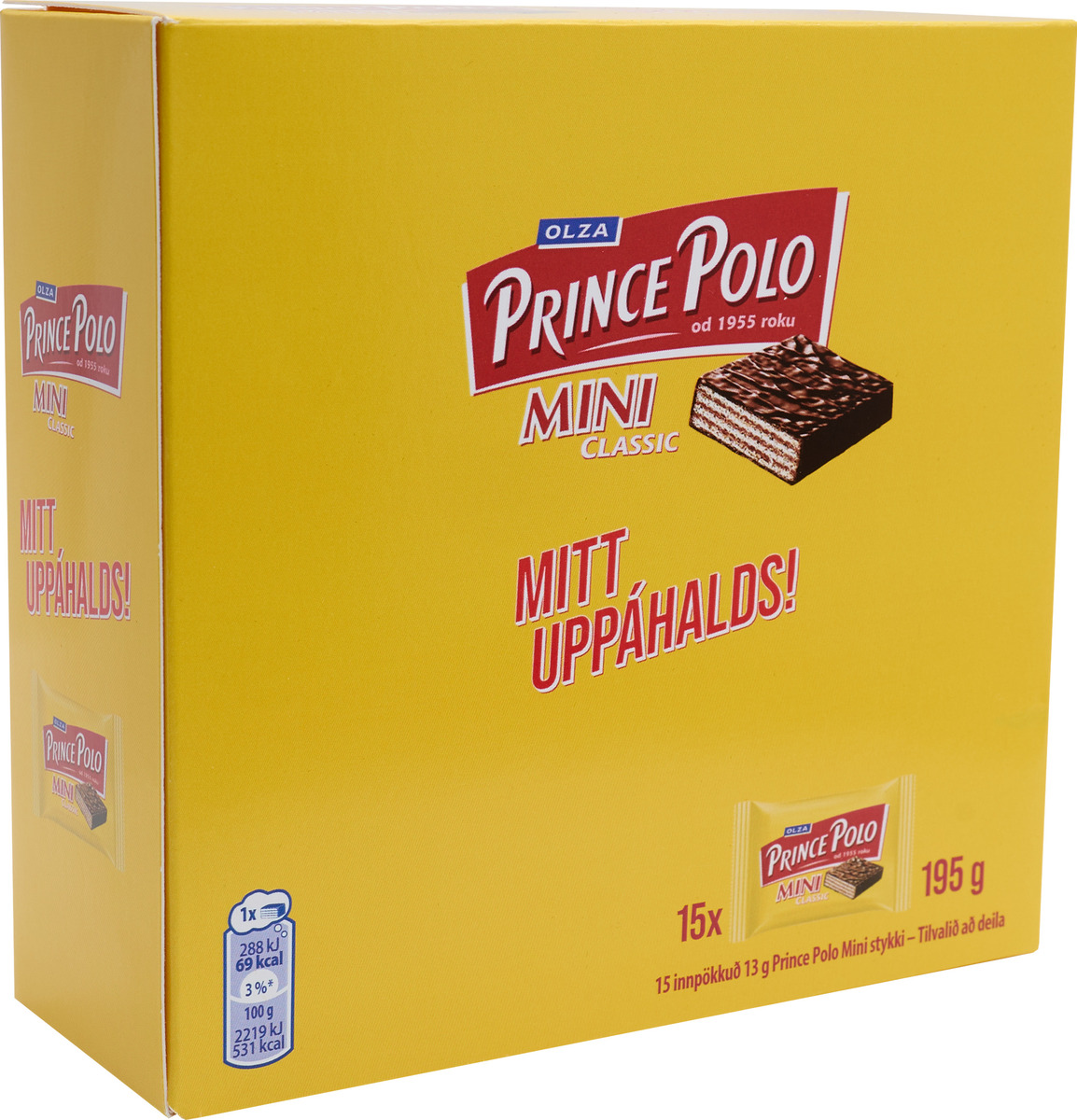 Prince Polo Classic Mini 14 x195gr (15stk Mini)