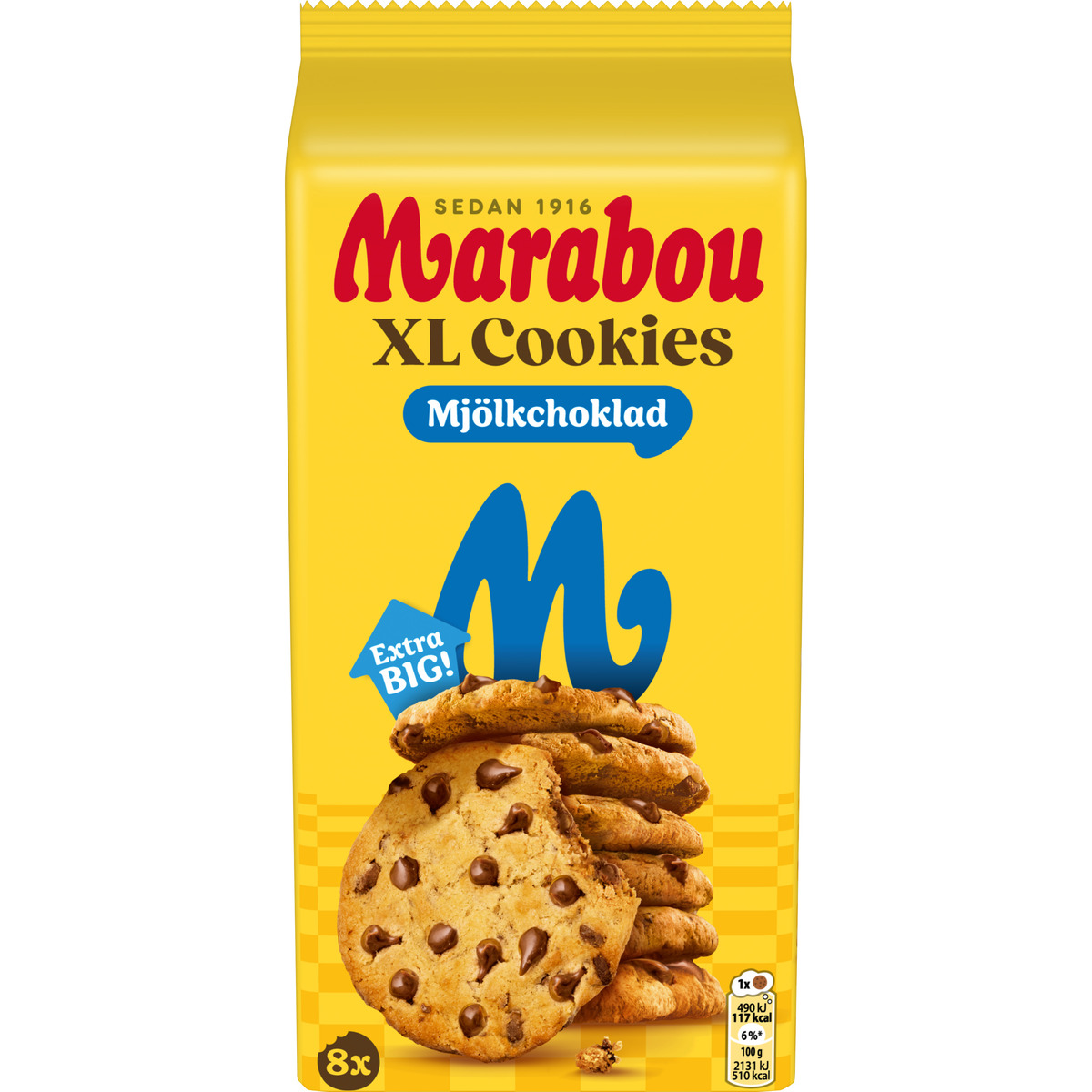 Marabou Biscuits Milk Chocolate 10x184gr