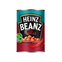 HNZ Beanz Fiery Chilli (12) 390gm