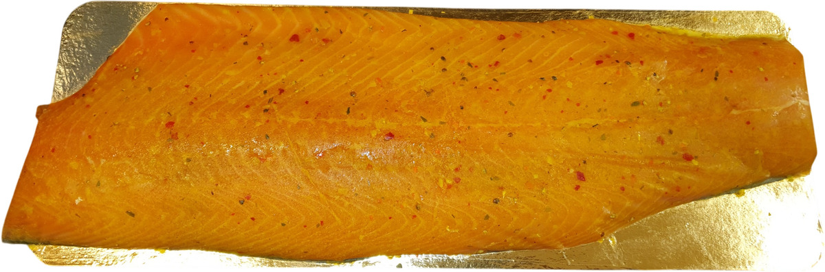 Pastramireyktur lax heil flök (vigtarvara) 0,8-1,2kg 10kg/ks