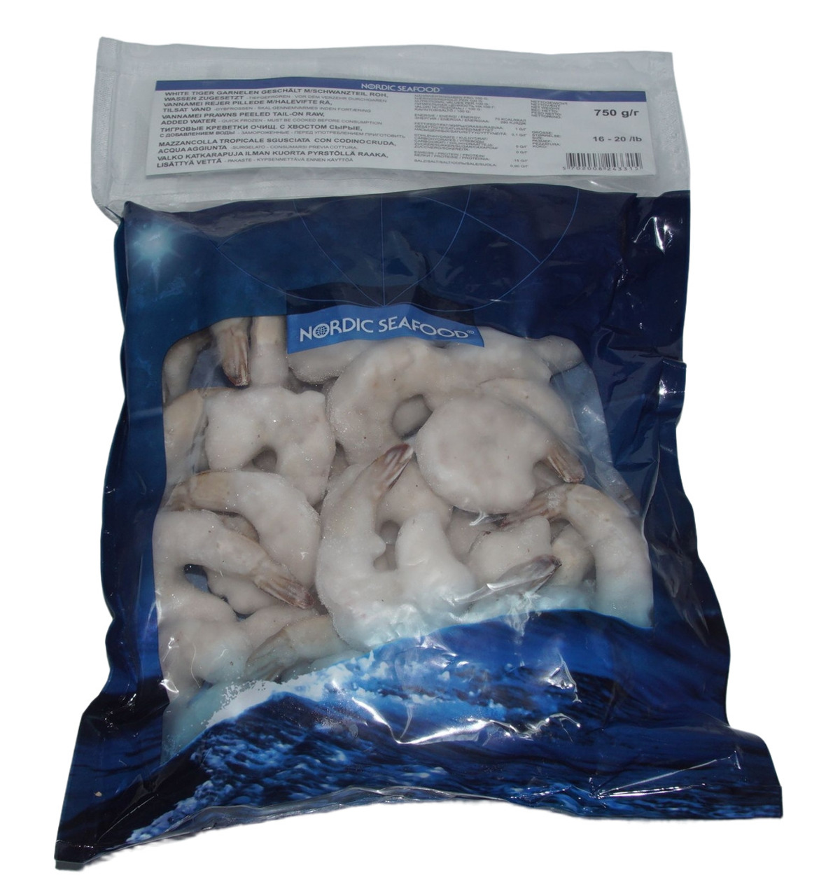 Risarækja 16/20 PD Tail-ON 25% 10x1kg