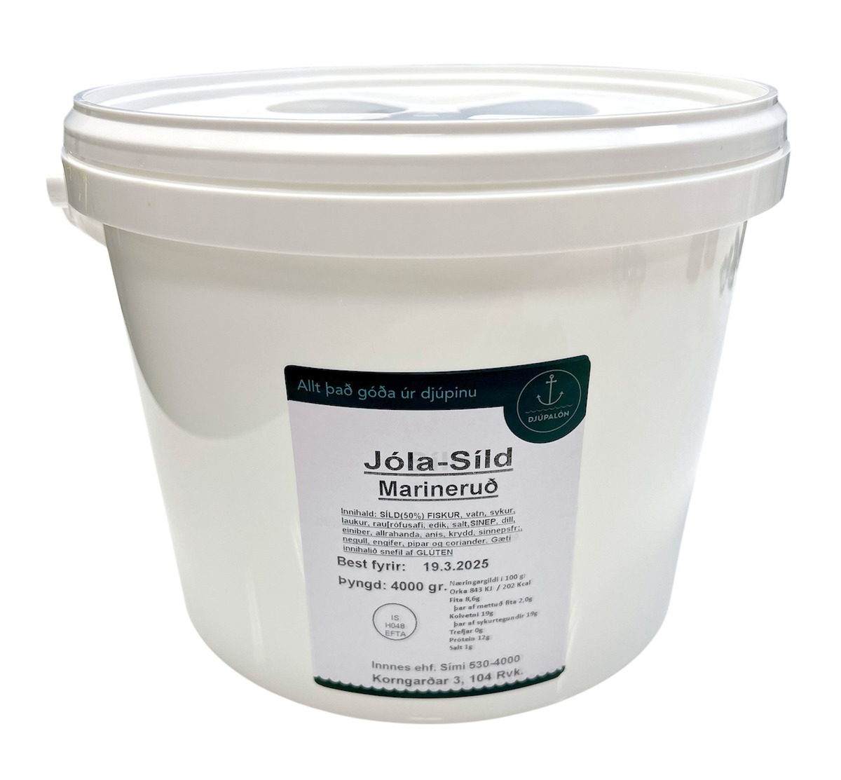 Djúpalón Jólasíld bitar 4 kg