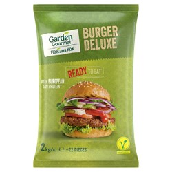 Hälsans Kök Vegetarian Burger Deluxe 91g (22stk) 3x2kg