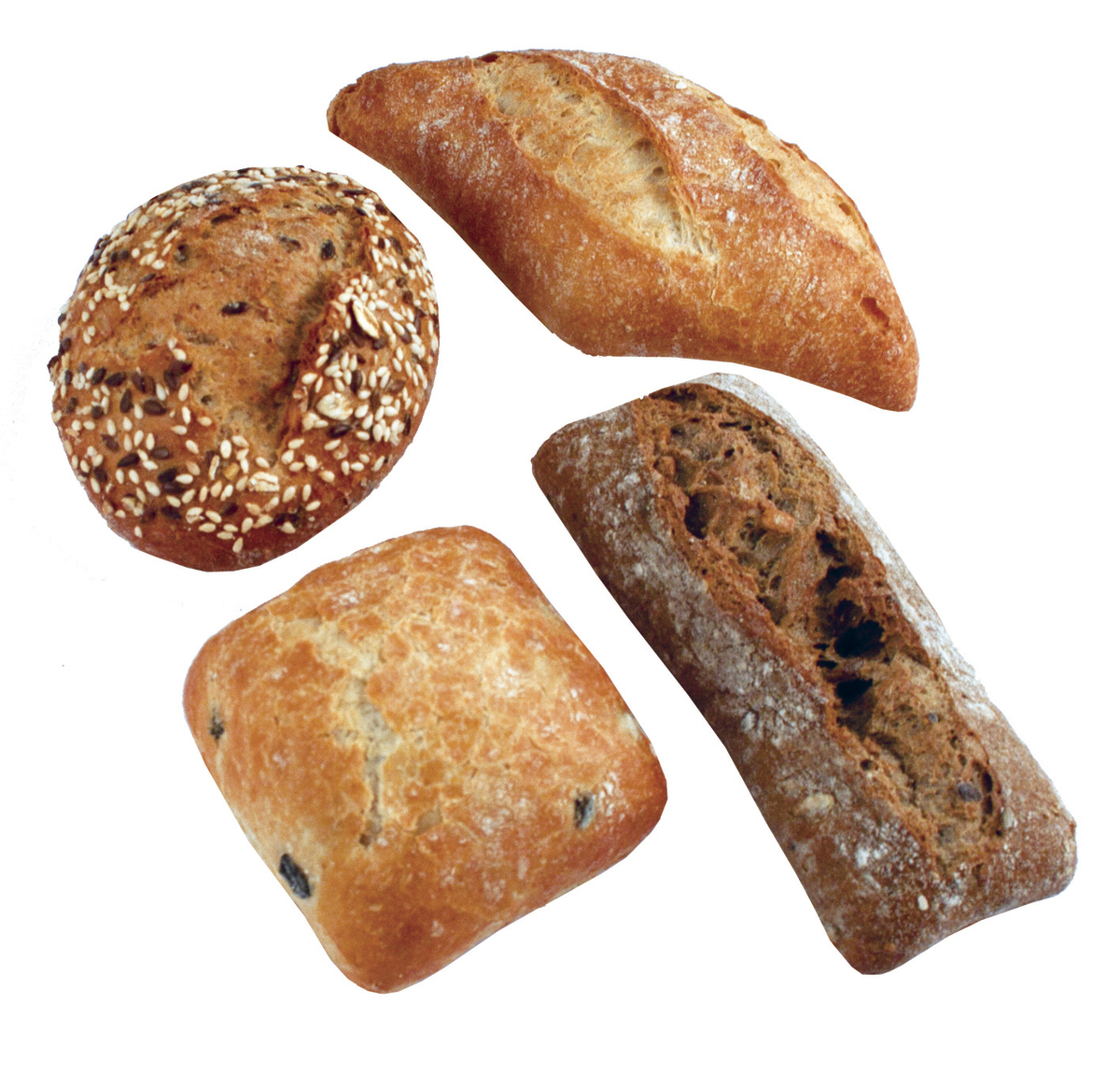 Pan Assorted Rustic Rools 60x40/50g