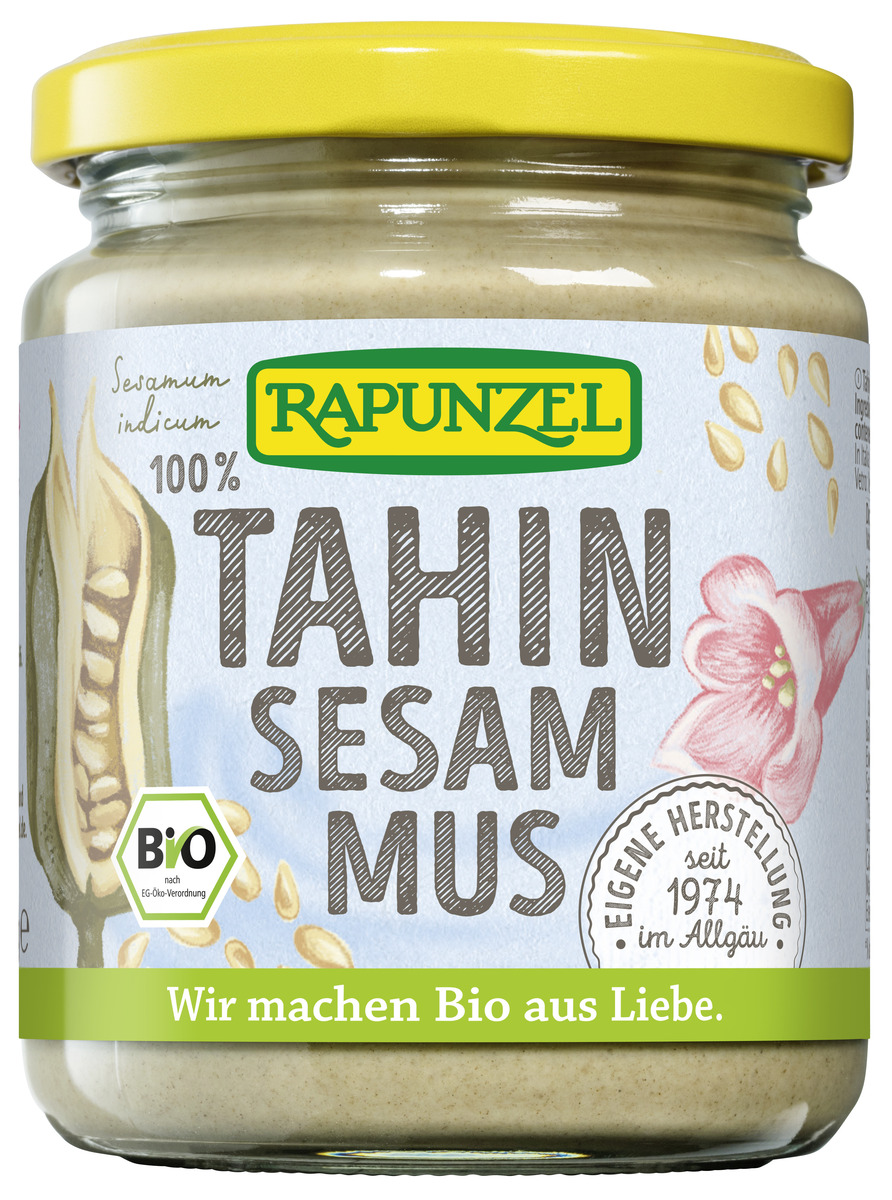 Rapunzel Sesamsmjör Dökkt Saltlaust 6x250gr (EN >M)