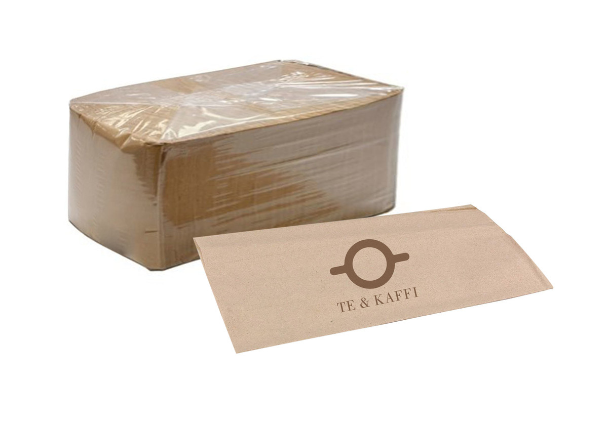 Te & Kaffi Servíettur Brúnar 20x400stk