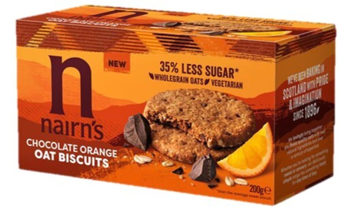 Nairn´s Chocolate Orange Oat Biscuits 6x200g