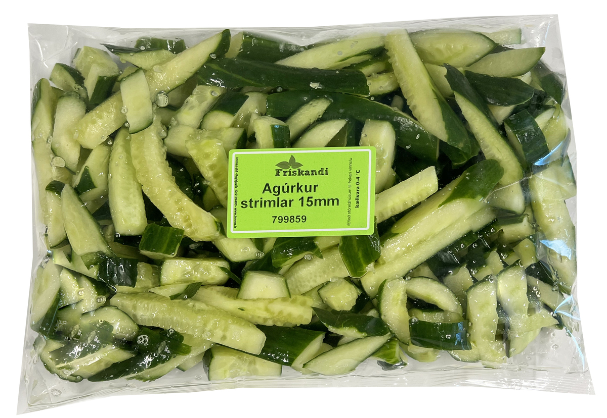 Agúrkur strimlar 15mm 3kg (P)