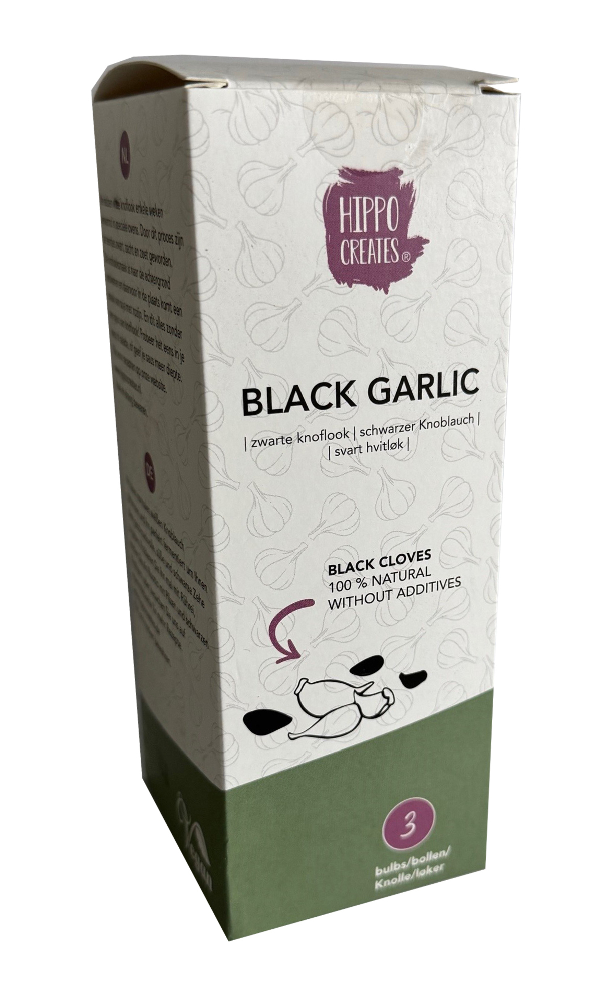 Hvítlaukur (svartur) 4x100gr