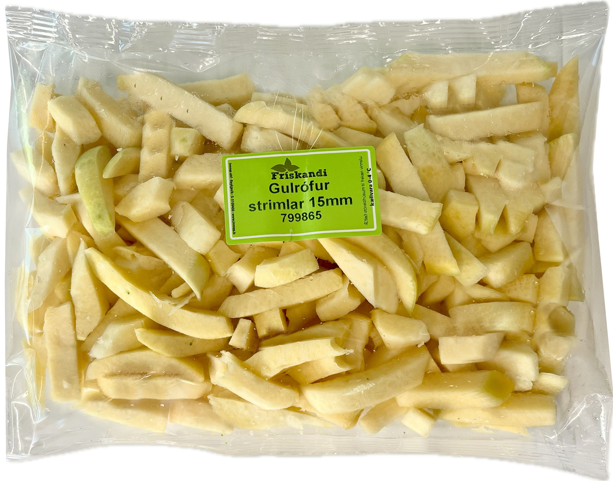 Gulrófur strimlar 15mm 3kg (P)