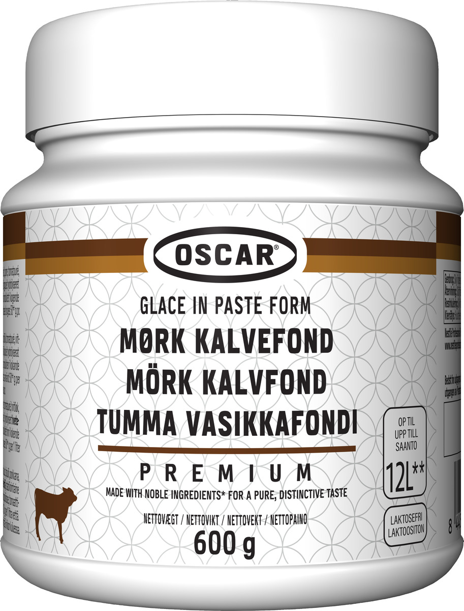 Oscar Premium Dark Veal Fond paste 6x600 g