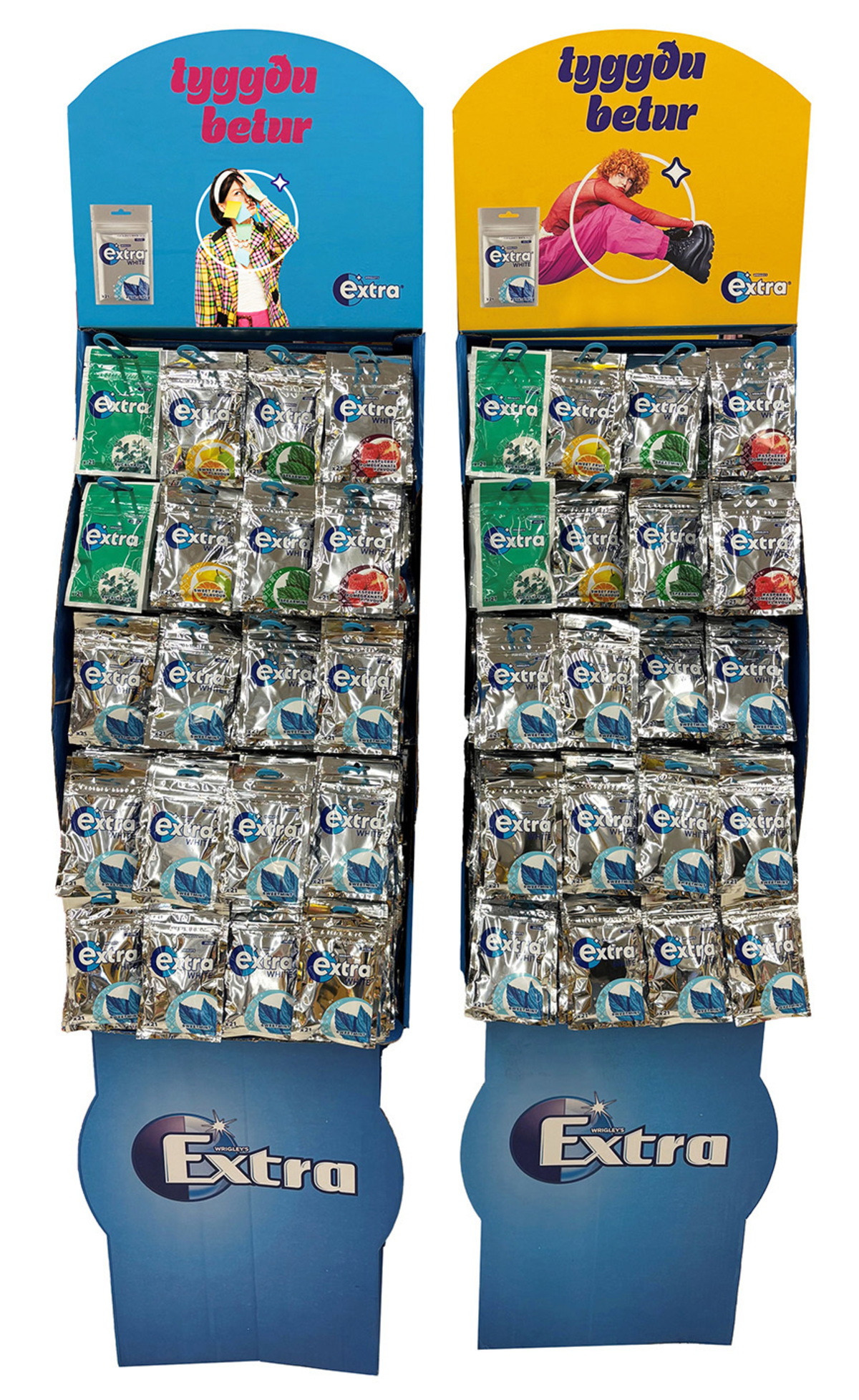 Extra Pokar Blandaður 300stk Standur