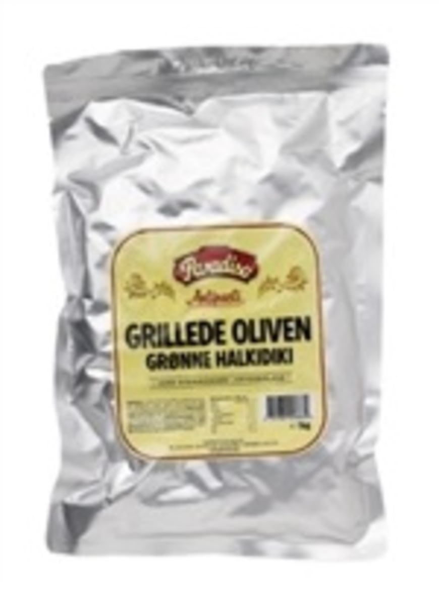 Paradiso Grillaðar Oliven Grönne u.stein 6x1kg