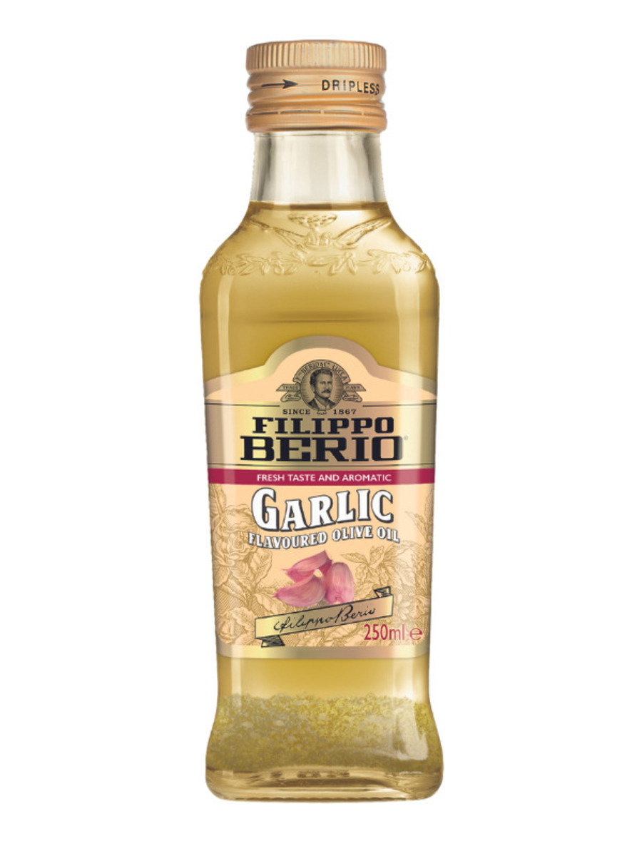 Fil.Berio Garlic Ólífuolía Flaska 6x250ml