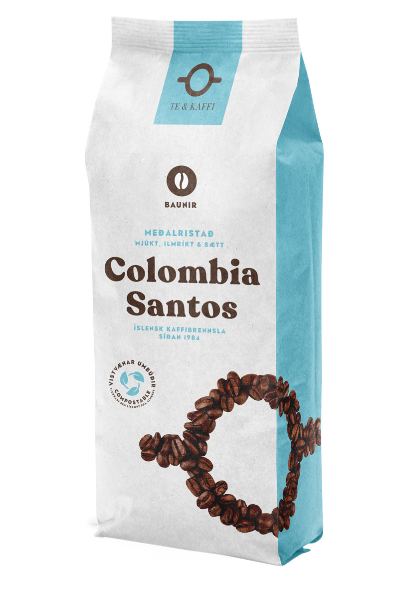 Te & Kaffi Colombia Santos Baunir 16x400gr