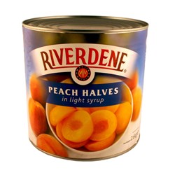 Riverdene Peach Halves In Syrup 6x1,5kg