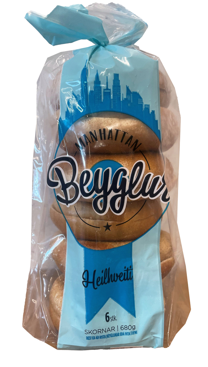 Manhattan Heilhveiti Beyglur 72x113g