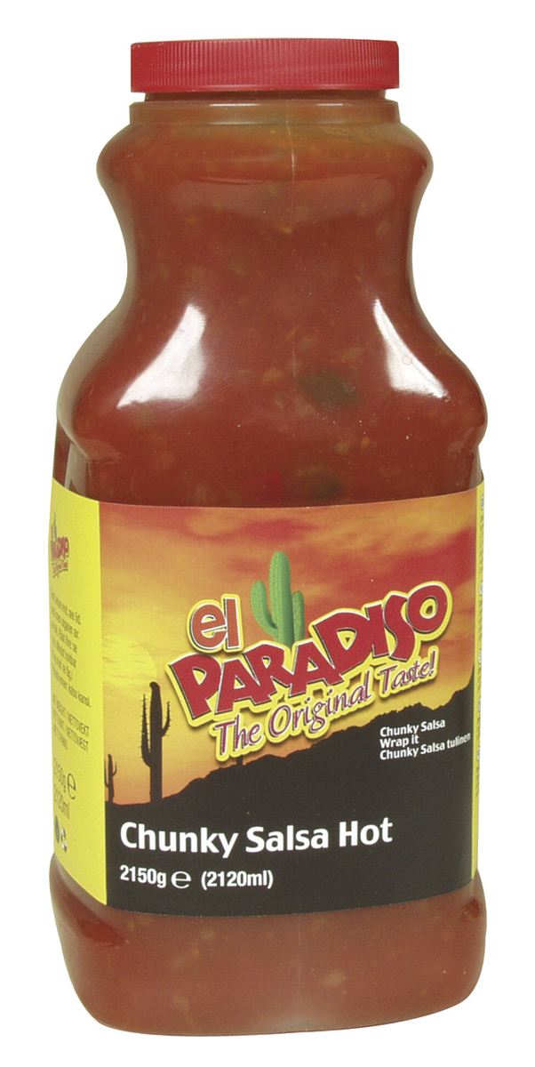 El Paradiso Salsa Chunky Hot 6x2L