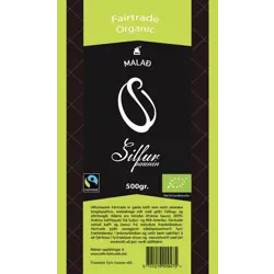 Silfur Fairtrade Organic Malað 16x500gr