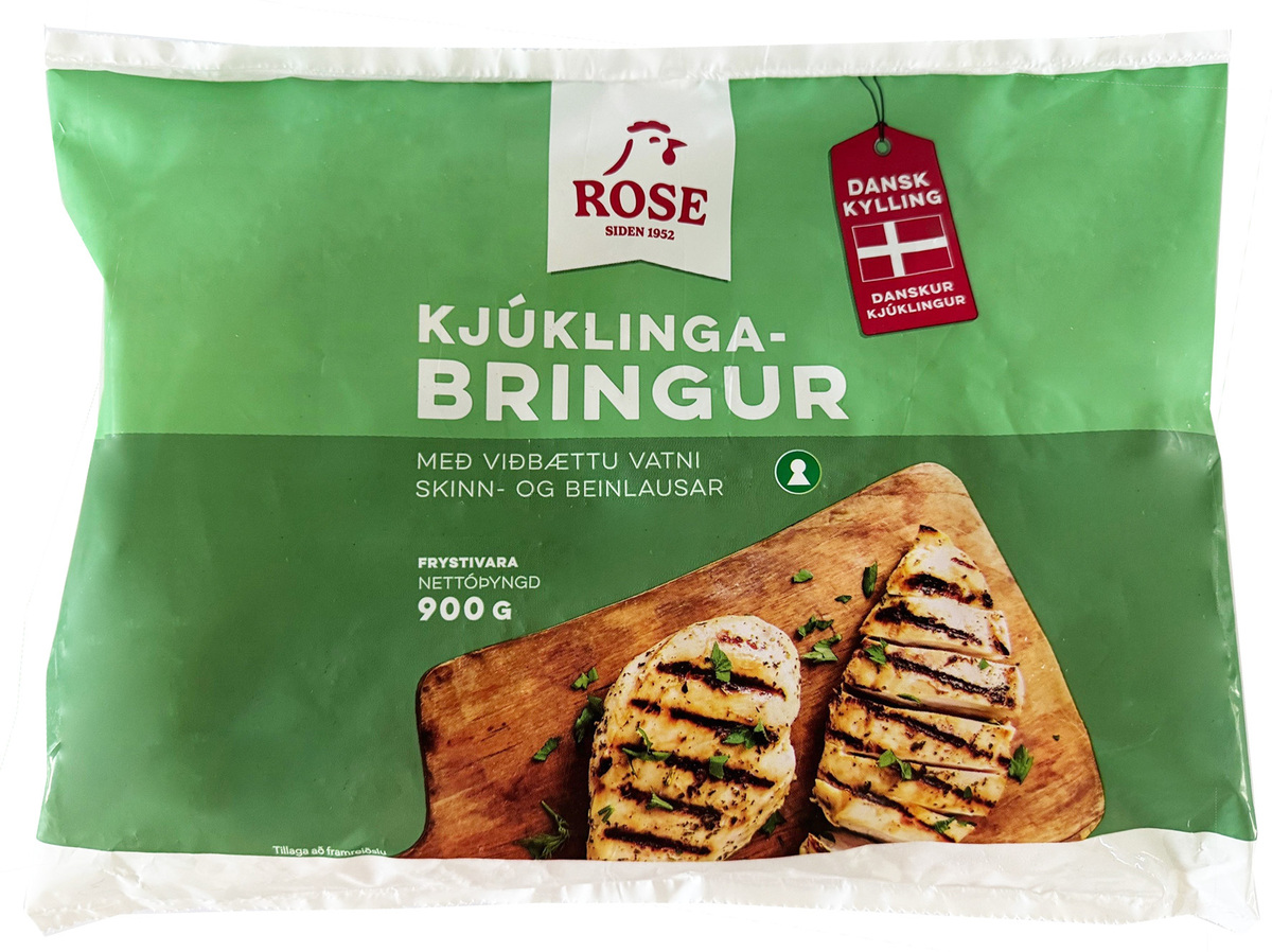 RP Kjúklingabringur 12x900gr
