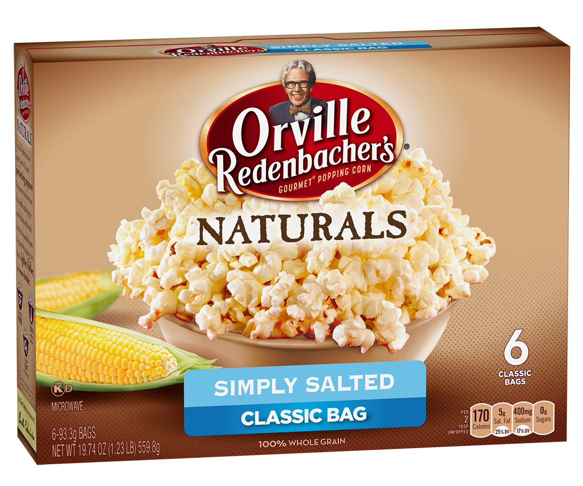 Orville Örbylgjupopp 6-pk Venjulegt 6x560g