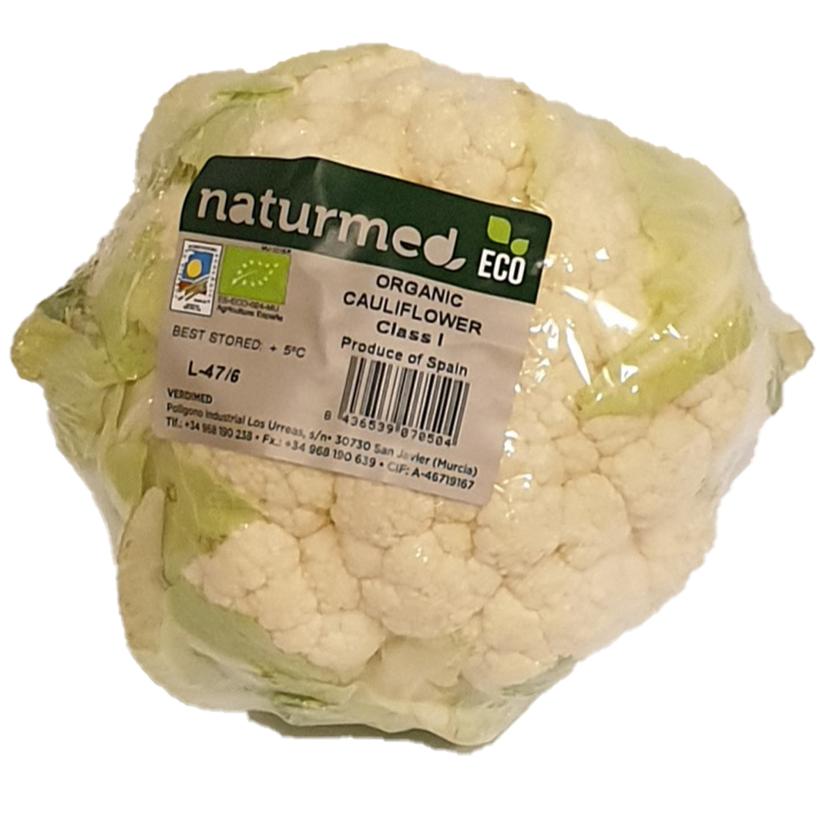 Lífrænt Blómkál 10x800gr