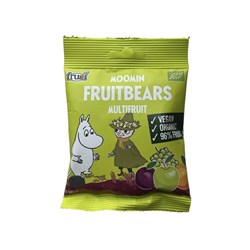 Moomin Org Fruit Bears Multifruit 10x40gr