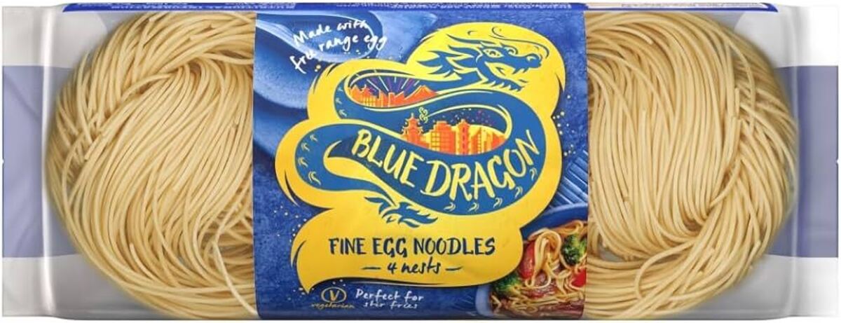 Blue Dragon Medium Egg Noodles Nest 8x250g