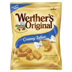 Storck Werther's Original Sugar Free Creamy Toffee 18x80g