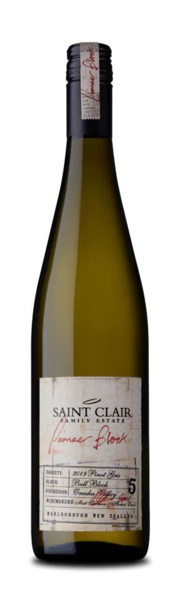 Saint Clair Pioneer Block 5 Pinot Gris 2007 V.T. 12x750ml