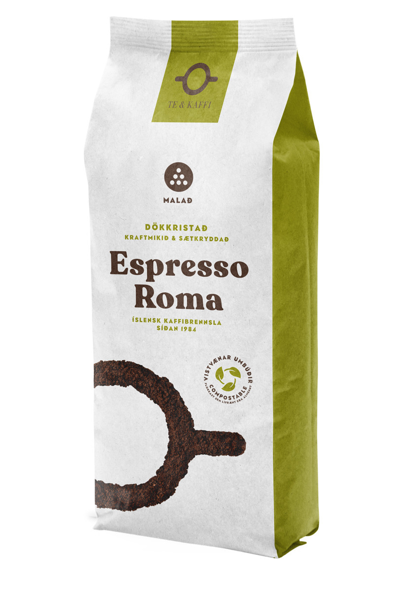 Te & Kaffi Espresso Roma Malað 16x400gr