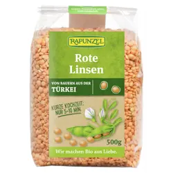 Rapunzel Rauðar Linsur 6x500gr (M)