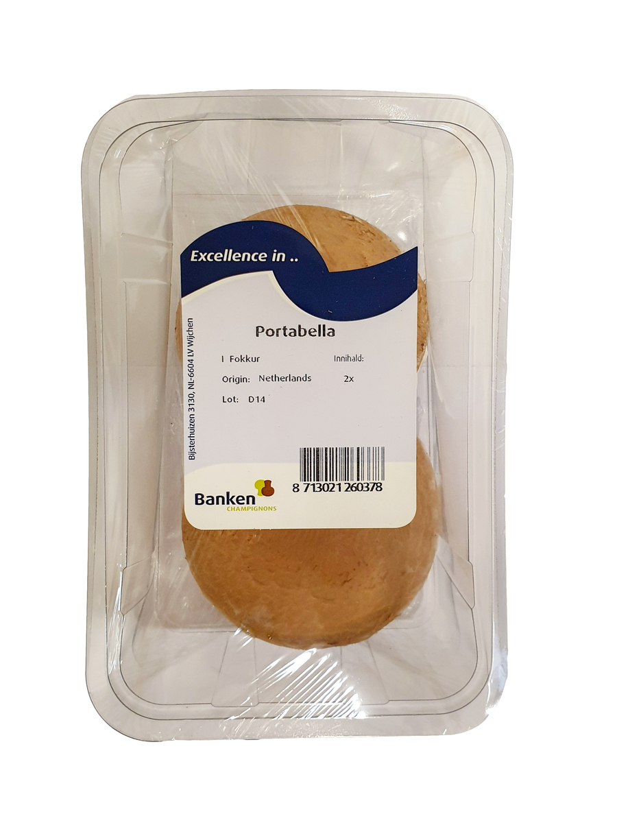 Sveppir Portobello 8x2stk (FL)
