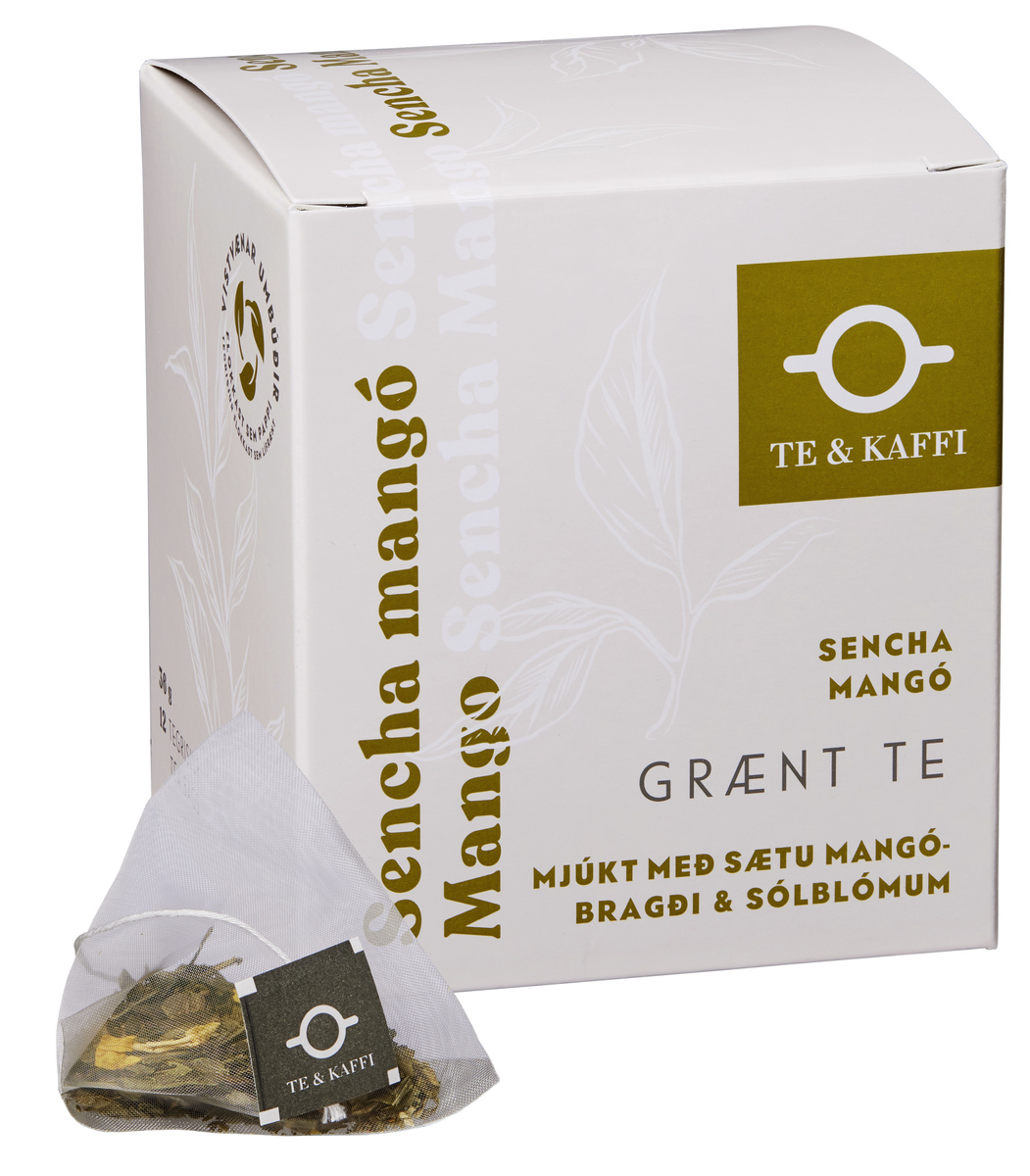 Te & Kaffi Sencha Mango 6x12stk pýramídategrisjur