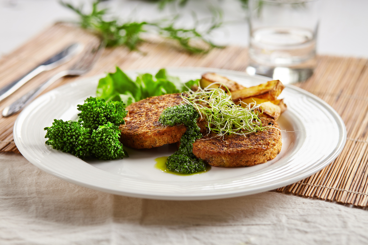 MN Kjúklingabaunaborgari 50x80gr