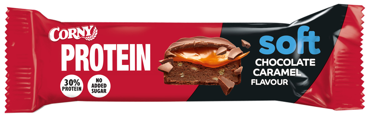 Corny Soft Protein Chocolate Caramel 12x45g
