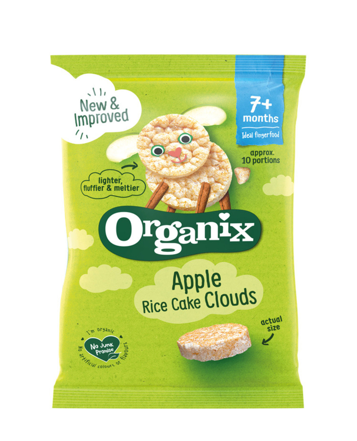 Organix Epla Hrískökur 6x40gr