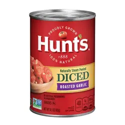 Hunt's Tómatar Teningar Hvítlauk 12x411g